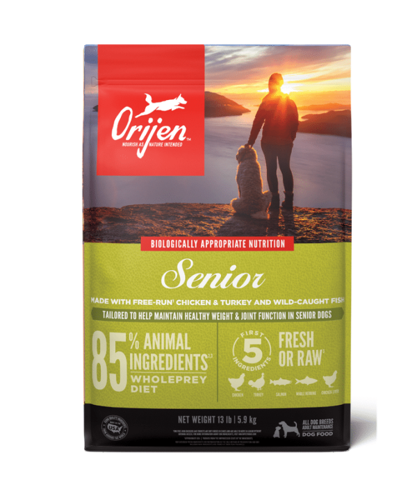 אוריג’ן | סניור – מזון לכלבים מבוגרים | 11.4 ק"ג