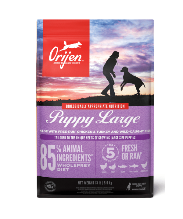 אוריג’ן | מזון לגורי כלבים מגזע גדול | 11.4 ק"ג
