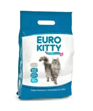 יורוקיטי | חול מתגבש לבן לחתול | 10 ק"ג