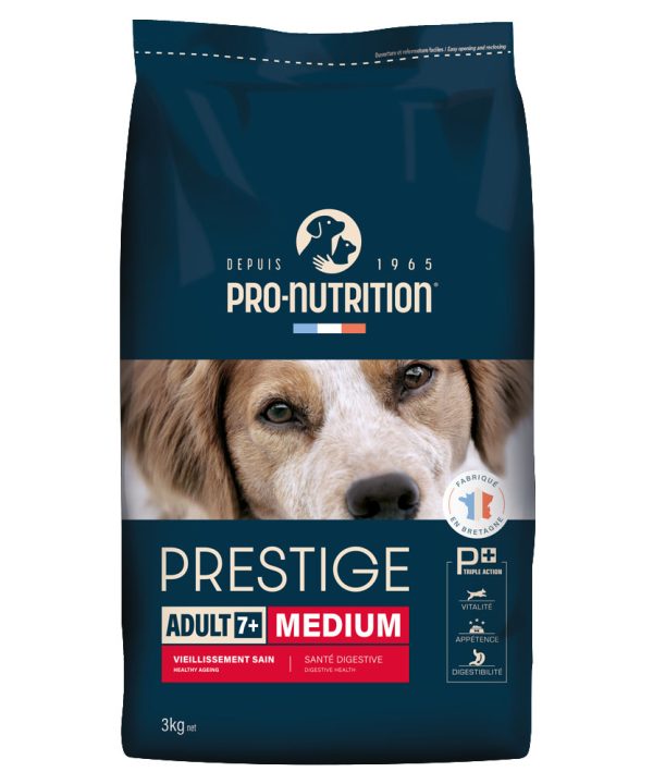 פרסטיז’ | מזון יבש לכלב מבוגר מגזע בינוני | 15 ק"ג