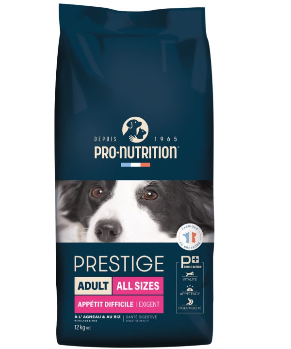 פרסטיז’ | לכלב בוגר - סנסטיב כבש ואורז | 12 ק"ג