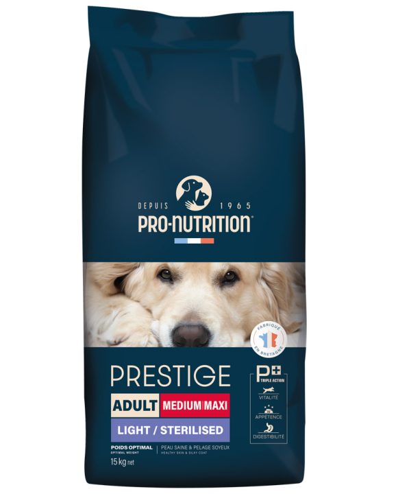 פרסטיז’ | לייט-סטרלייז לכלב מגזע בינוני | 15 ק”ג