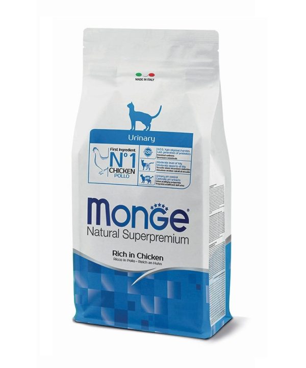 מונג’ | מזון לחתול – יורינרי עוף ואורז | 10 ק"ג