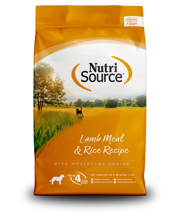 נוטרי סורס | מזון יבש לכלב – כבש ואורז | 11.8 ק"ג