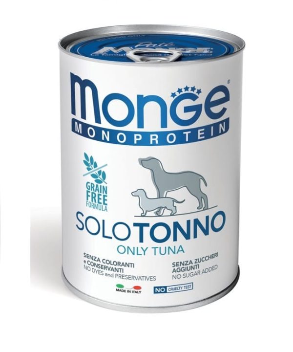 Alternative view of 24 יח' מונג’ | מונו פרוטאין לכלב – טונה | 400 גר’