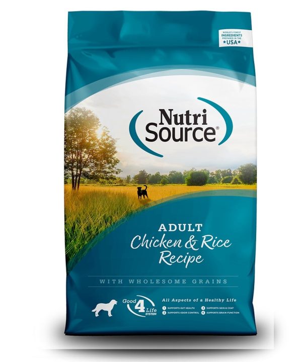 נוטרי סורס | מזון יבש לכלב בוגר – עוף ואורז | 11.8 ק"ג