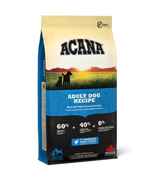 אקנה | מזון לכלב בוגר – עוף וירקות | 11.4 ק"ג