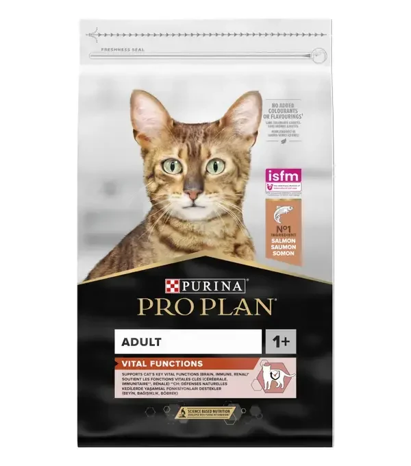 פרו פלאן | מזון לחתול בוגר – סלמון ואורז | 10 ק"ג