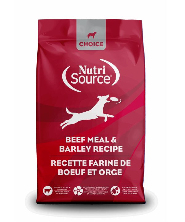 נוטרי סורס צ’ויס | מזון יבש לכלב בוגר – בקר | 18 ק”ג