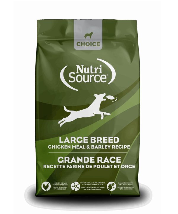 נוטרי סורס צ’ויס | מזון לכלב מגזע גדול -עוף | 18 ק”ג