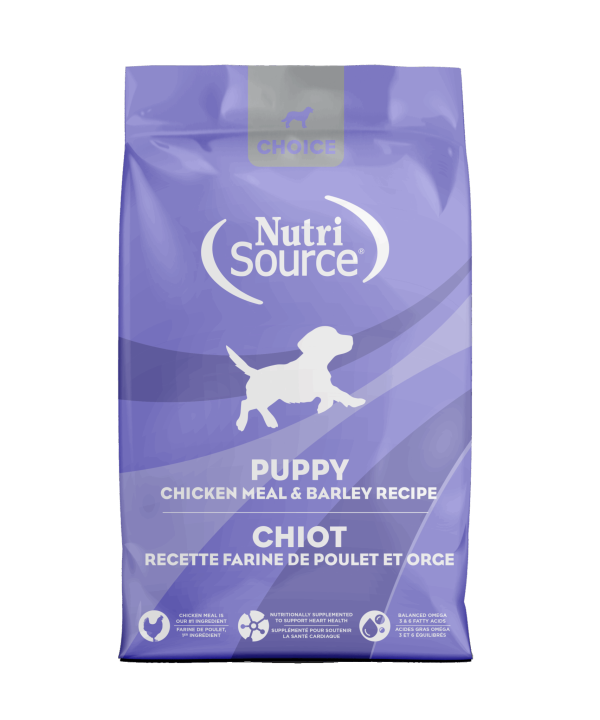 נוטרי סורס צ’ויס | מזון יבש לגורי כלבים – עוף | 18 ק”ג