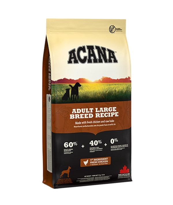 אקנה | מזון לכלב בוגר מגזע גדול | 11.4 ק"ג