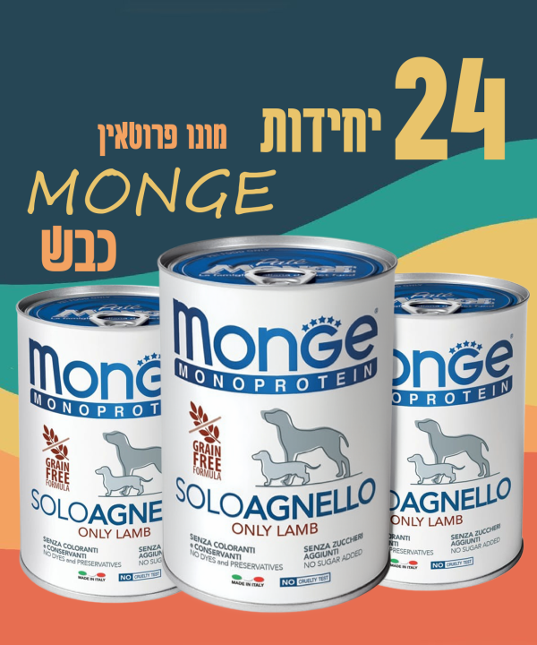 24 יחידות MONGE מונו פרוטאין כבש