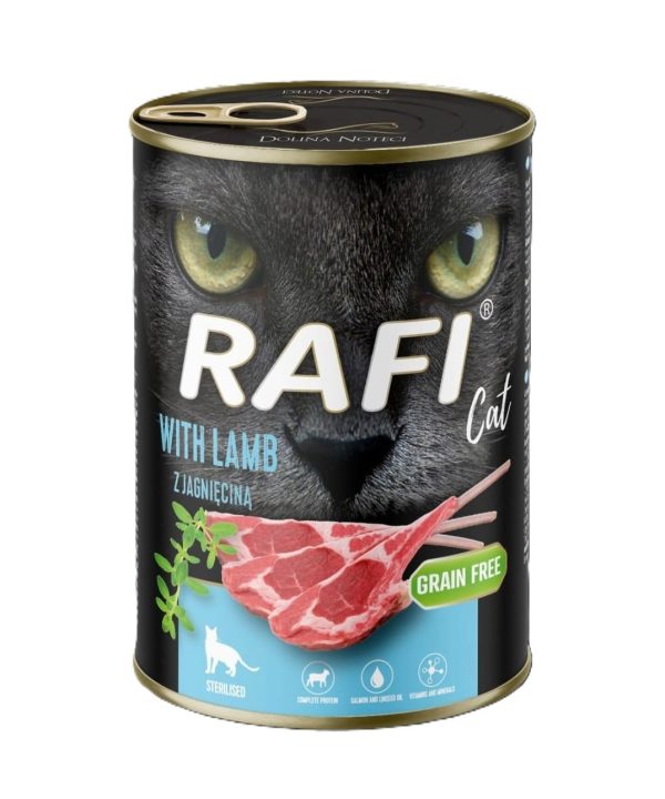 Alternative view of 24 יח' ראפי - מזון מלא כבש - פטה לחתול | 400 גר’