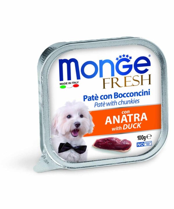 Alternative view of 24 יח' מונג’ - פרש | מעדן פטה לכלב – ברווז | 100 גר’