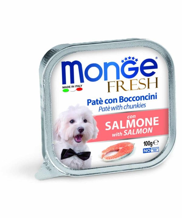 Alternative view of 24 יח' מונג’ - פרש | מעדן פטה לכלב – סלמון | 100 גר’