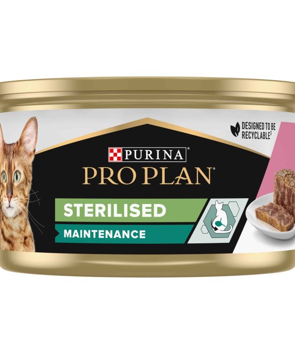 Alternative view of 48 יח' פרו פלן - מזון מלא סלמון וטונה - חתול מסורס | 85 גר’