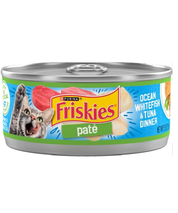 Alternative view of 48 יח' פריסקיס - מזון מלא דגי אוקיינוס וטונה - פטה לחתול | 156 גר’